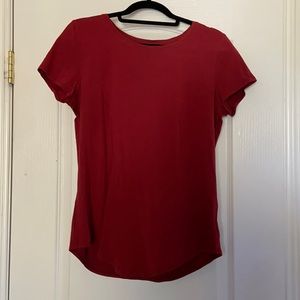 Lululemon Athletica Red T-Shirt